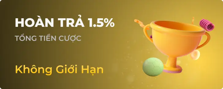 Ưu đãi HOÀN TRẢ 1.5% tại VZ88