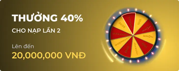 Ưu đãi Thưởng 40% tại VZ88